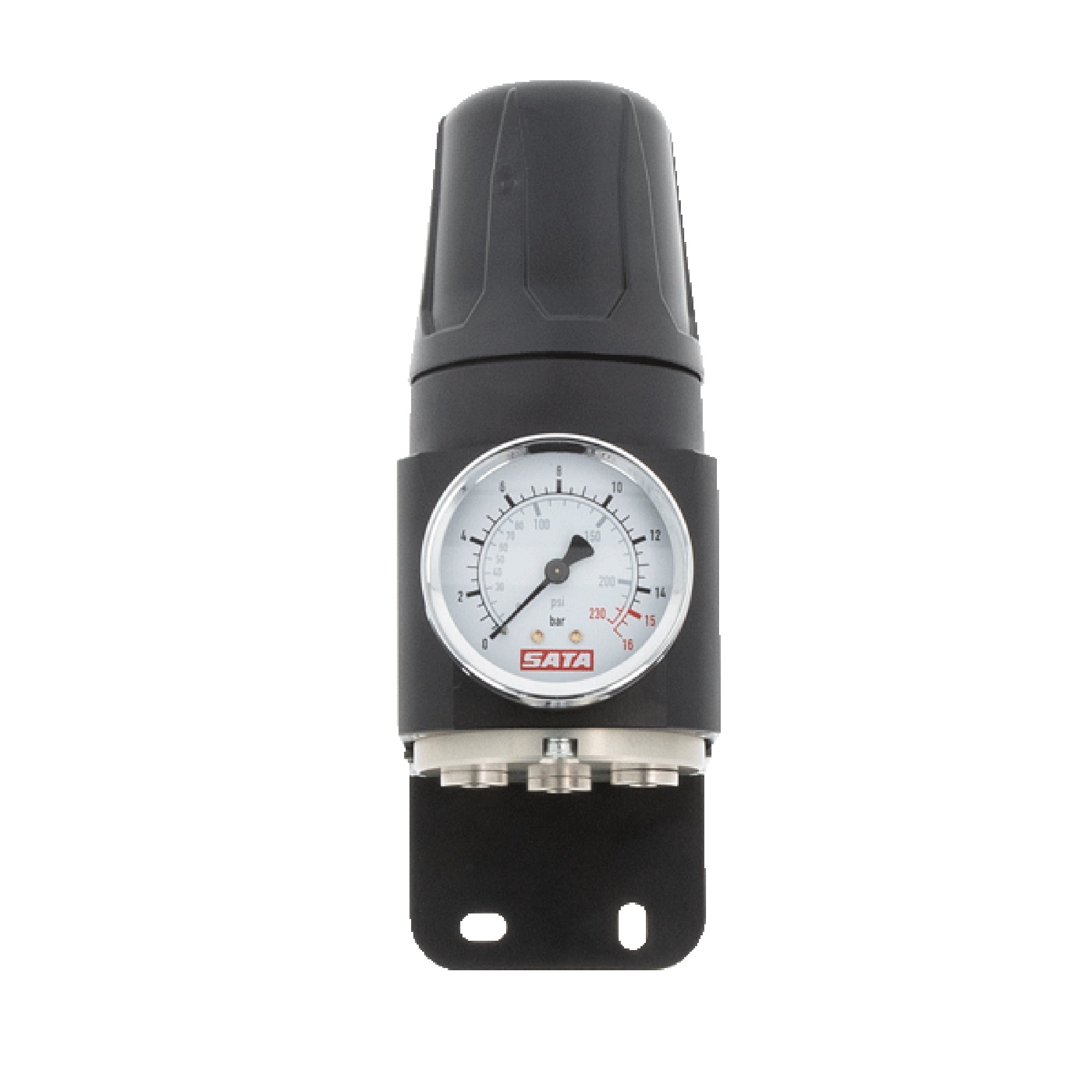 SATA 1101667 Pressure Regulator 520 & Gauge - Must - Have with Wall Holder!