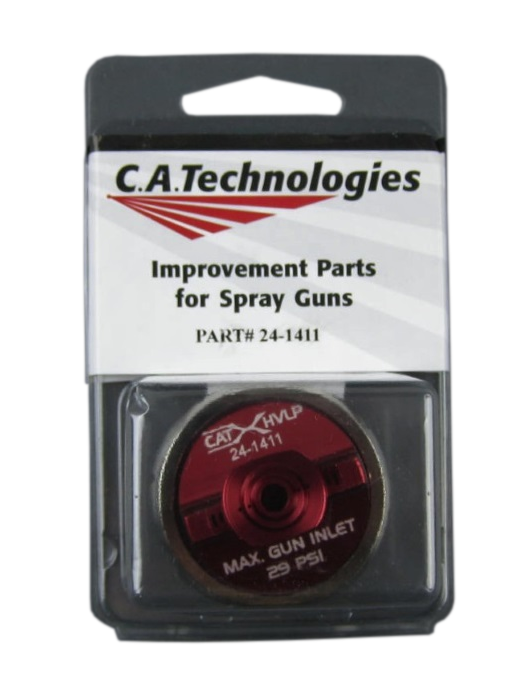 C.A. Technologies Stunning Red HVLP Aircap - A Must-Have!