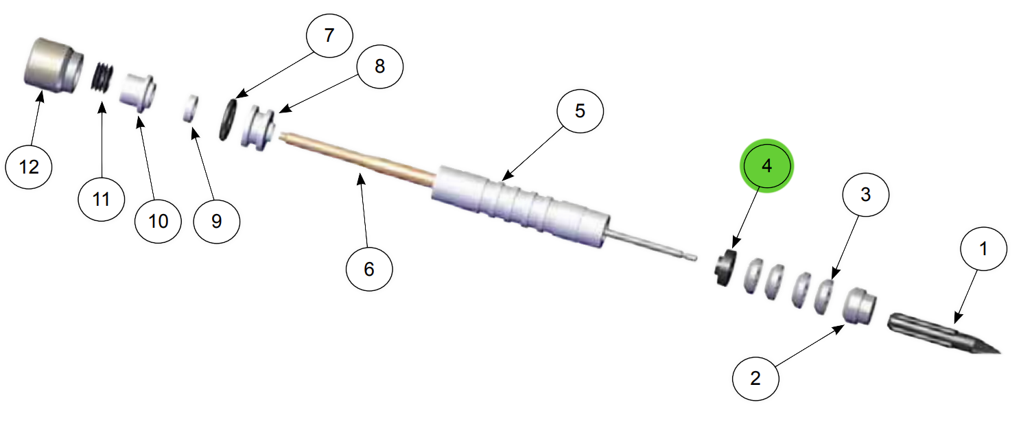 Ransburg Ransflex Electrostatic Gun: Unbeatable Female Chevron Adapter