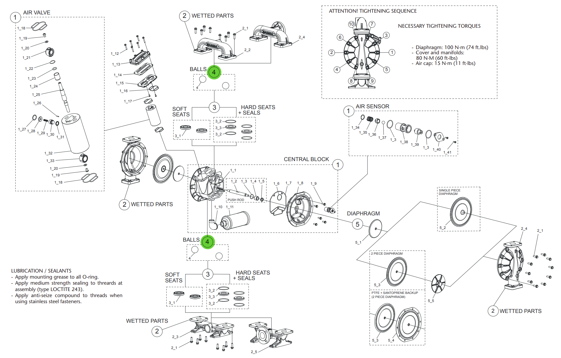 Samoa UP20R-WP-0X0 Premium Ball Kit - Essential for Your Pumps!