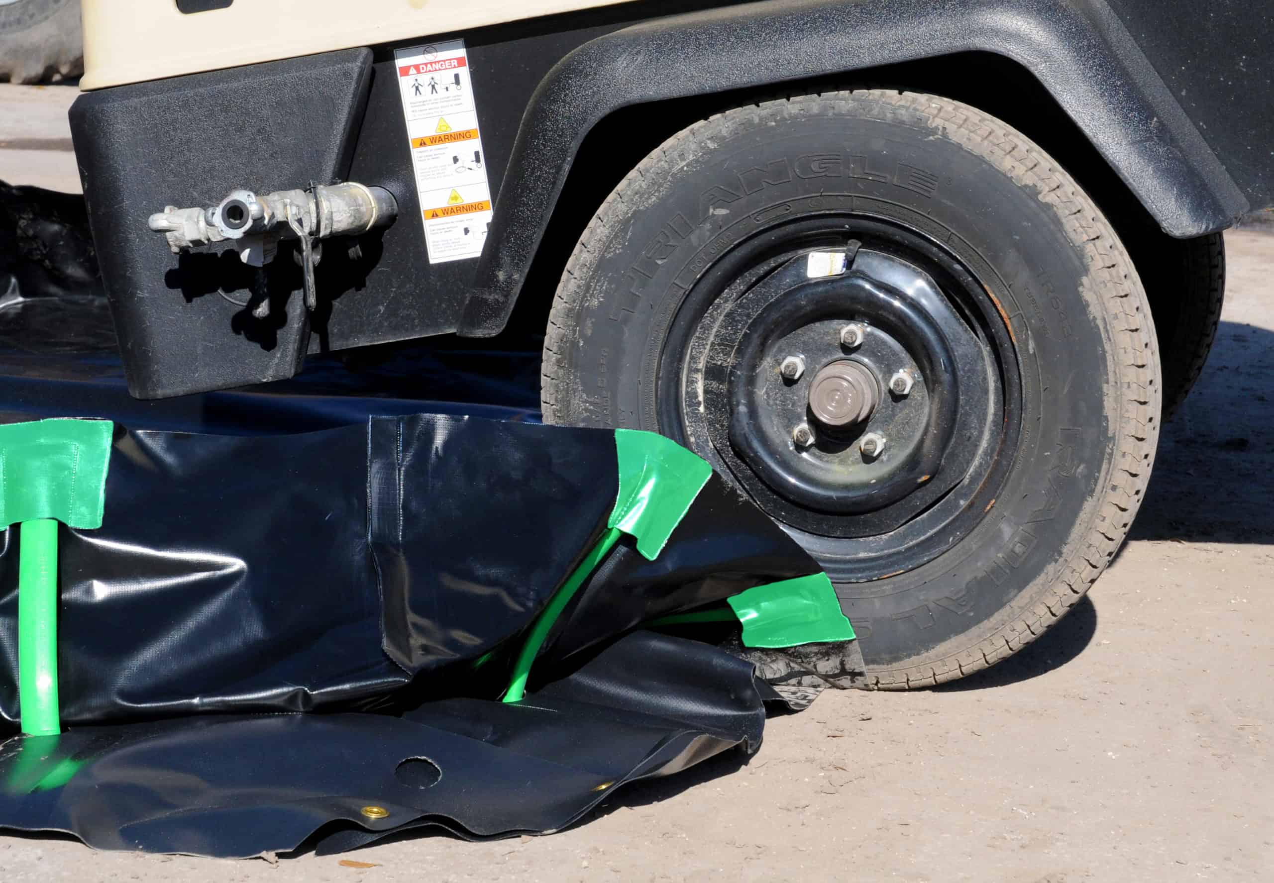 UltraTech Ultra-Containment Berm® - Stake Wall Model: The Ultimate Spill Solution