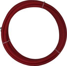 Vibrant Red 3/8 Air Hose (200 psi) with 1/4 NPS Fittings - A Must-Have!