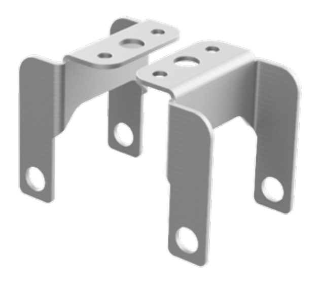 LDPI Industrial Lighting Series LE551 Drop Mount Bracket - Ideal for 2 or 3 Row Fixtures