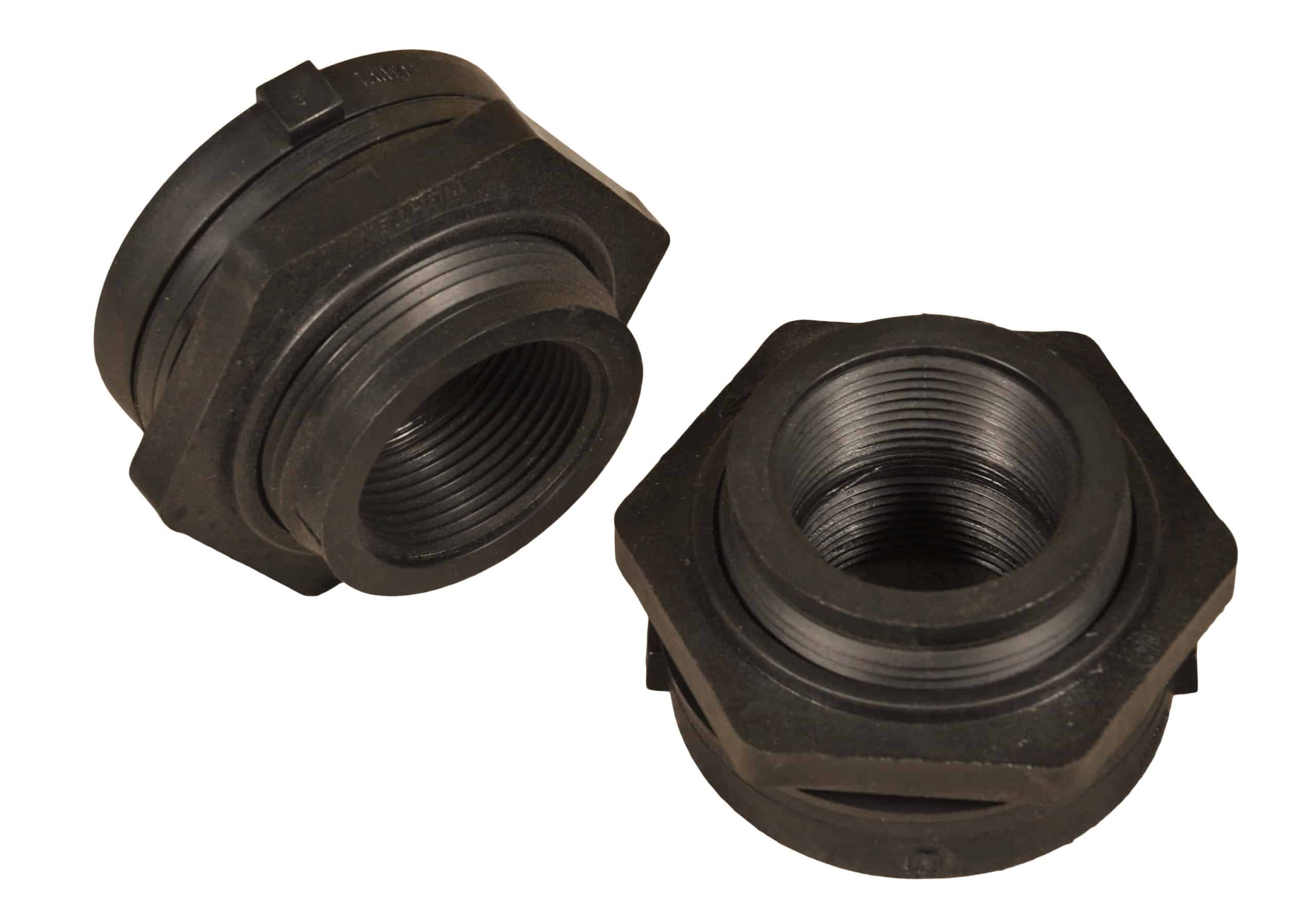 UltraTech 1.25-Inch Bulkhead Fittings (Set of 2) - Connect Your Spill Pallets with Ease!