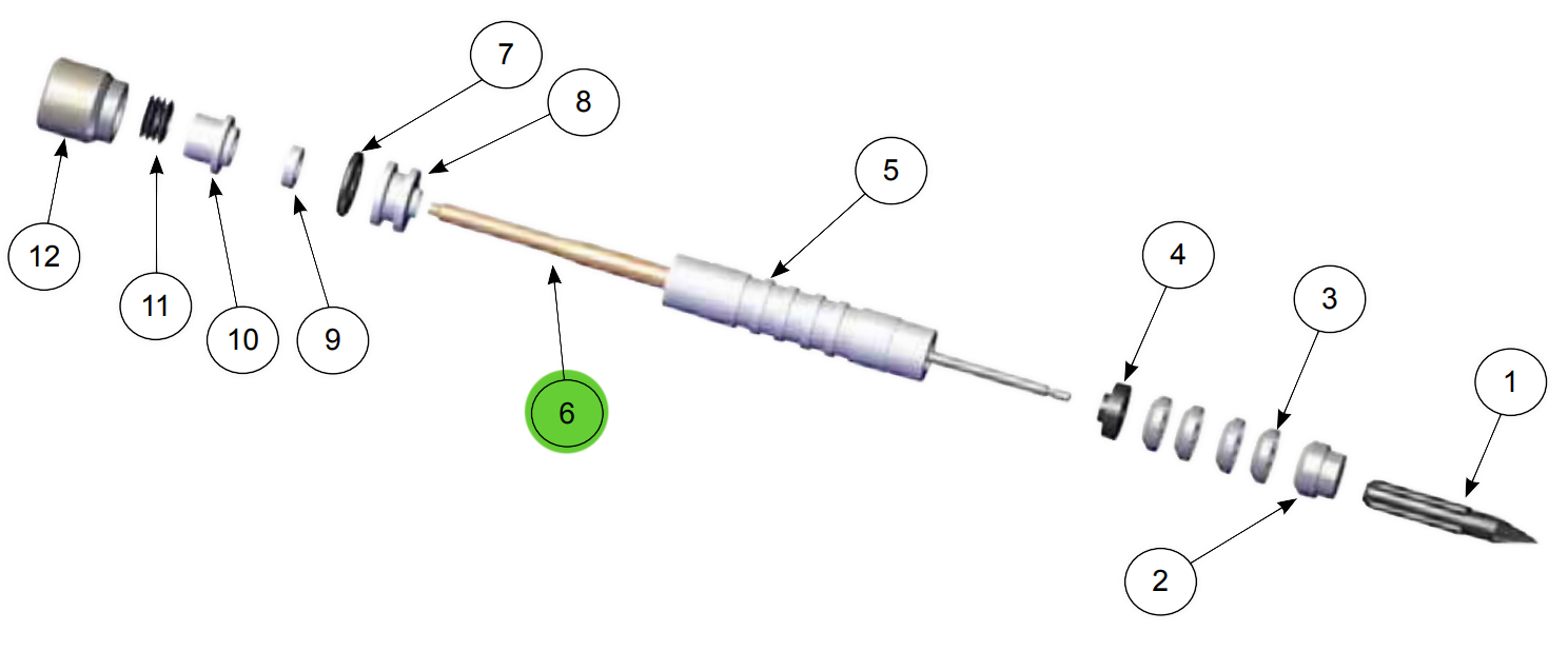 Ransburg Ransflex RFX Needle Shaft Assembly - Premium Quality for Your Needs