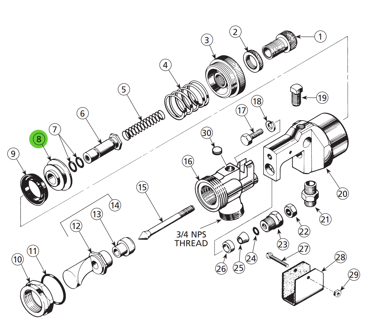 Binks 102 - 2059 High - Performance Piston