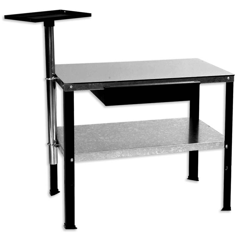 Dedoes Large Premium Table: Stainless Steel Cover, Drawer, and Viewer Assembly