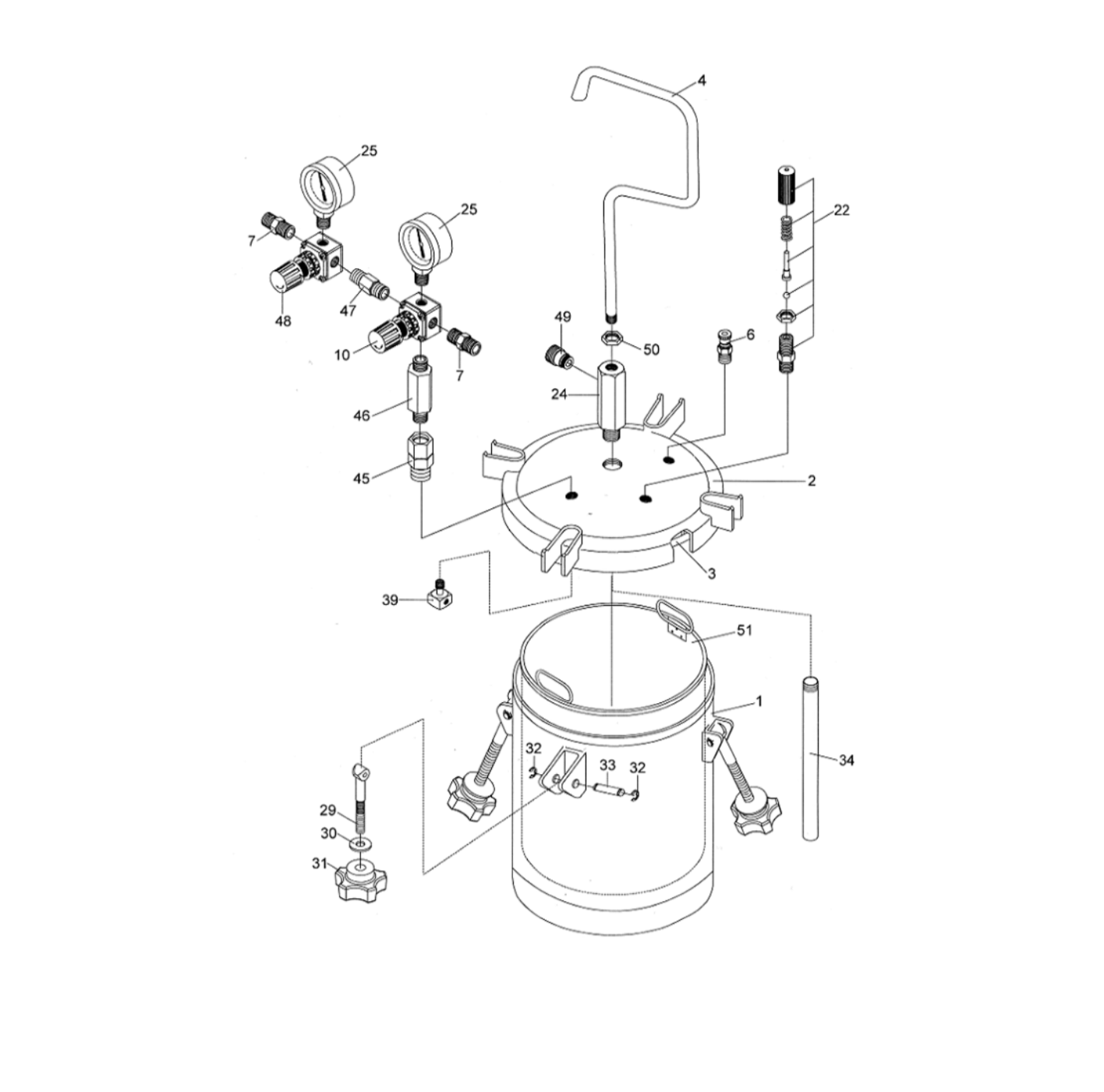 Amazing Cotter Pin for PET10 Pressure Pot