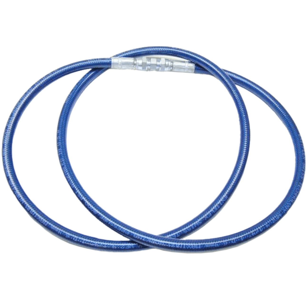 Stunning Translucent Blue 1/4” Airless Fluid Hose - 50' with 8000 psi and 1/4 Female Fittings