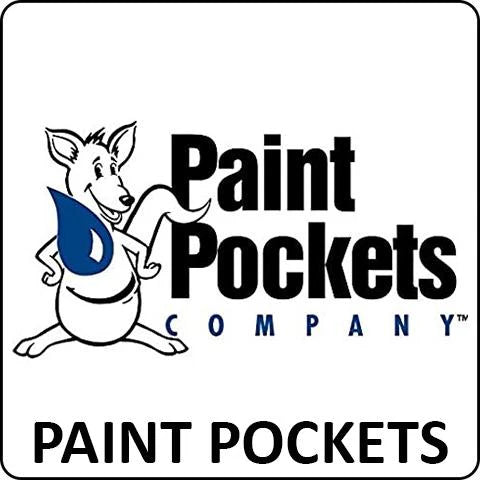 80 x 50' Premium Paint Pockets Paint Arrestor Roll - Pack of 30 Rolls PPW805