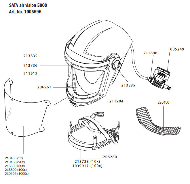 SATA Air Vision 5000 Quick Attach: Unleash High-Flow Air Power!