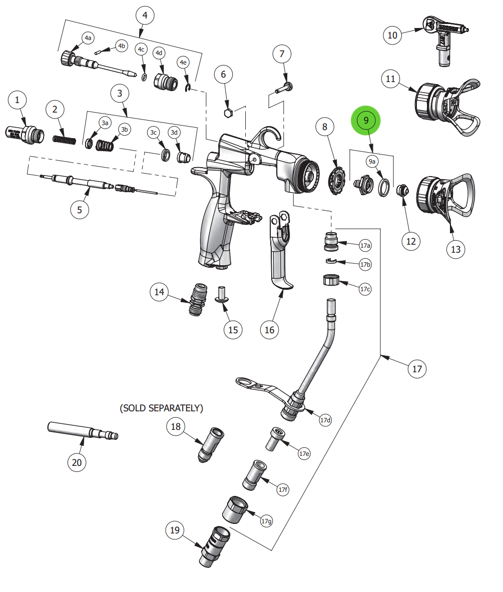 Amazing Twist Tip Fluid Nozzle Kit with Gasket - Upgrade Your Spraying Experience Now!