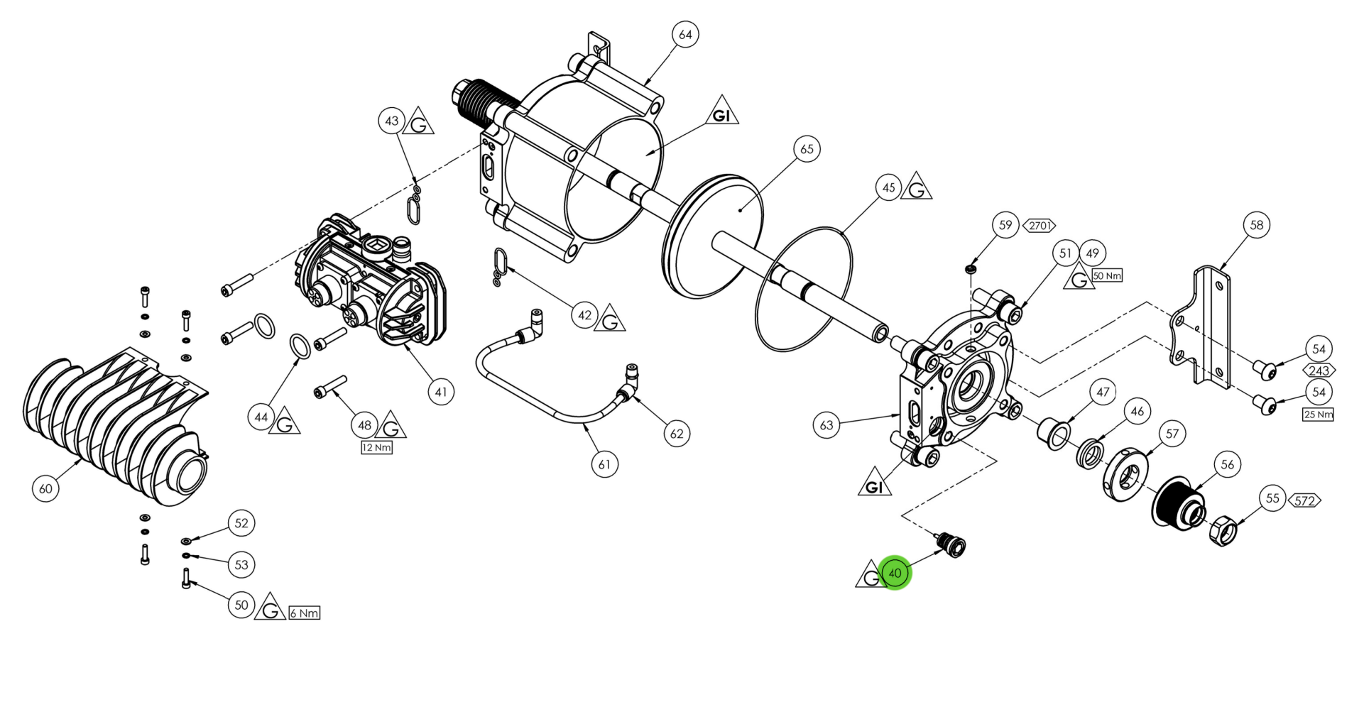 Binks 0115-010037 Maple Pump: Revolutionary Air Motor & Poppet Assembly