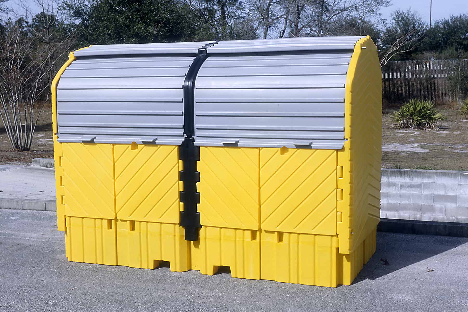 UltraTech Ultra-Twin IBC Hard Top Spill Pallet®: The Ultimate Outdoor Storage Solution