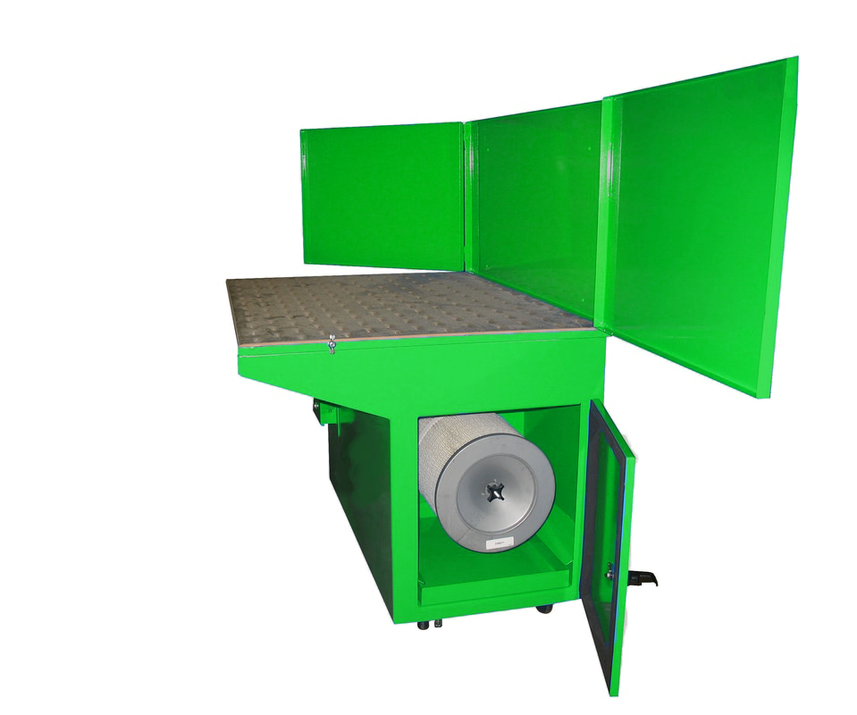 Denray 3648SD Downdraft Cartridge Filter System - Ideal for Small Shops!