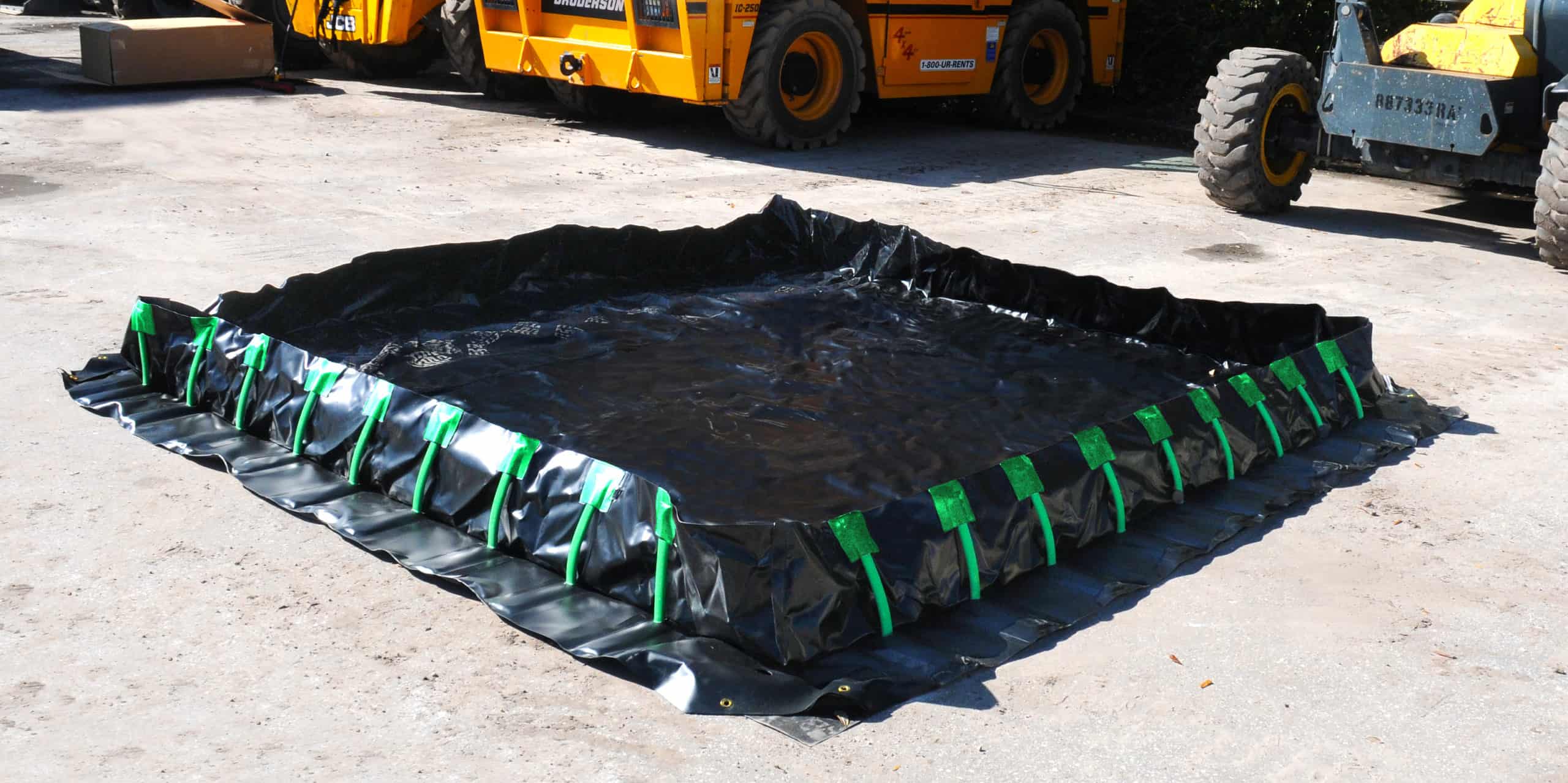 UltraTech Ultra-Containment Berm® - Stake Wall Model: The Ultimate Spill Solution