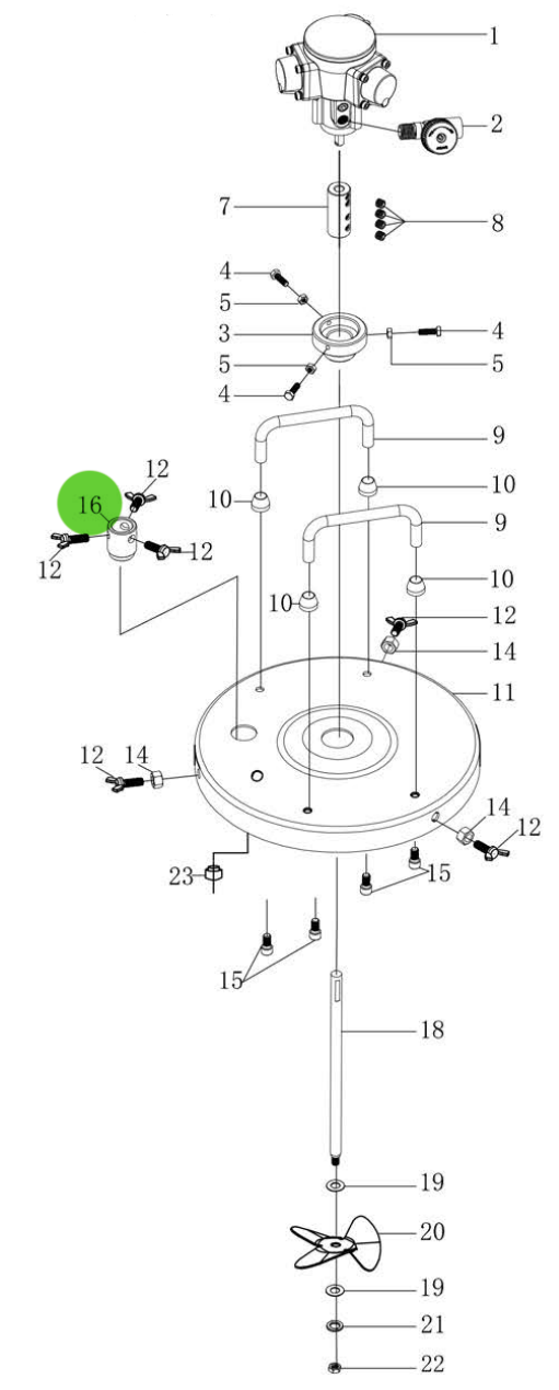 Total Finishing 5-Gallon Agitator Pipe Fixing Seat - The Perfect Solution!