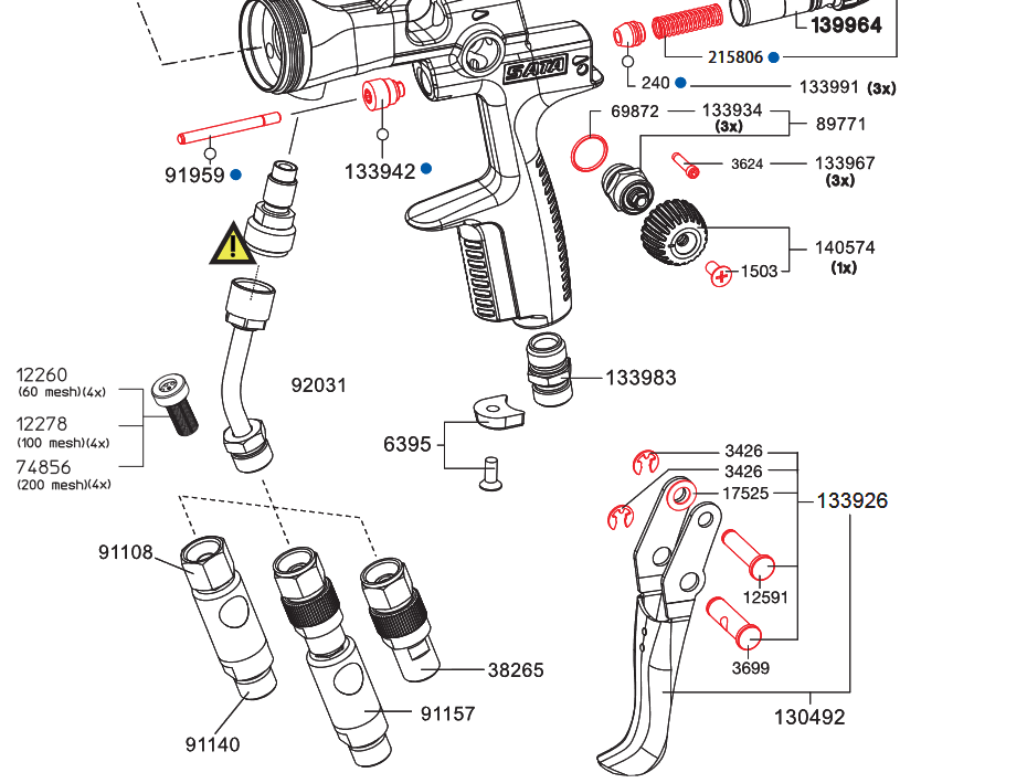 SATA Trigger Pin Circlip - Essential for Smooth Operation