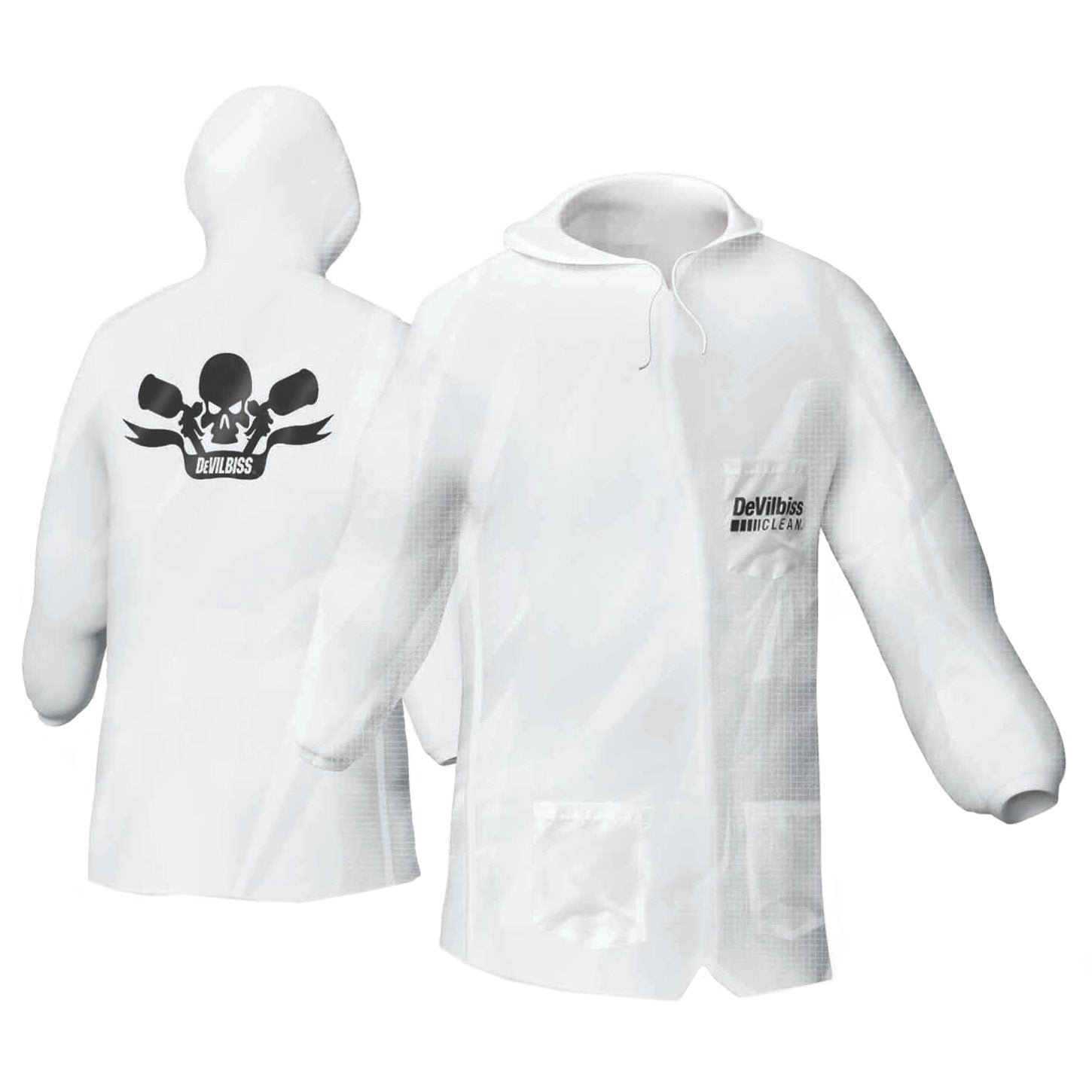 DeVilbiss Premium Hooded Lab Coat - A Must-Have for Professionals!