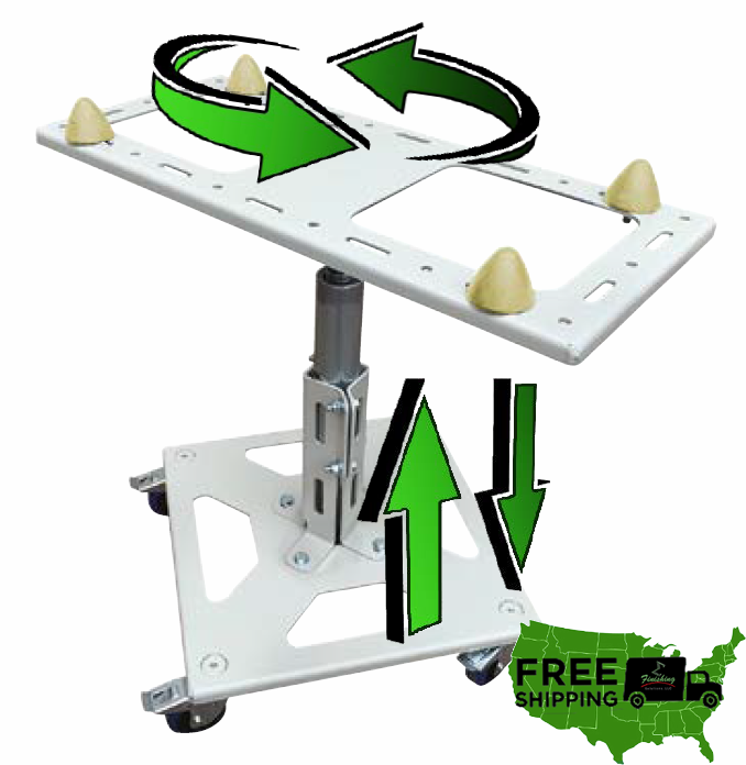 Get Your Heavy Lifting Done with Our Professional Mobile Heavy - Duty Spray Table!