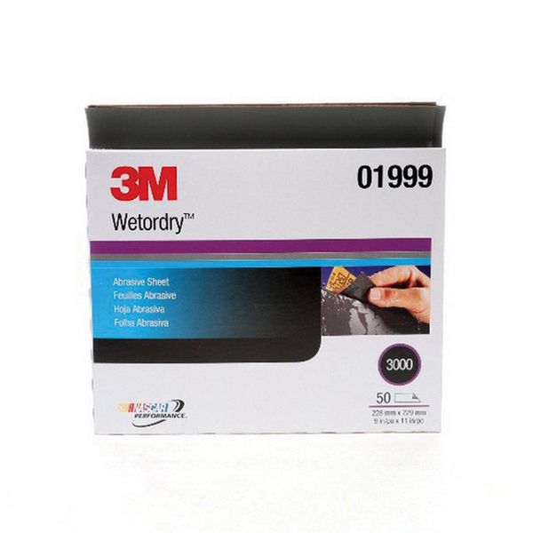 3M™ Wetordry™ 01999 401Q Series Abrasive Sheet: The Ultimate Fine-Grit Solution!