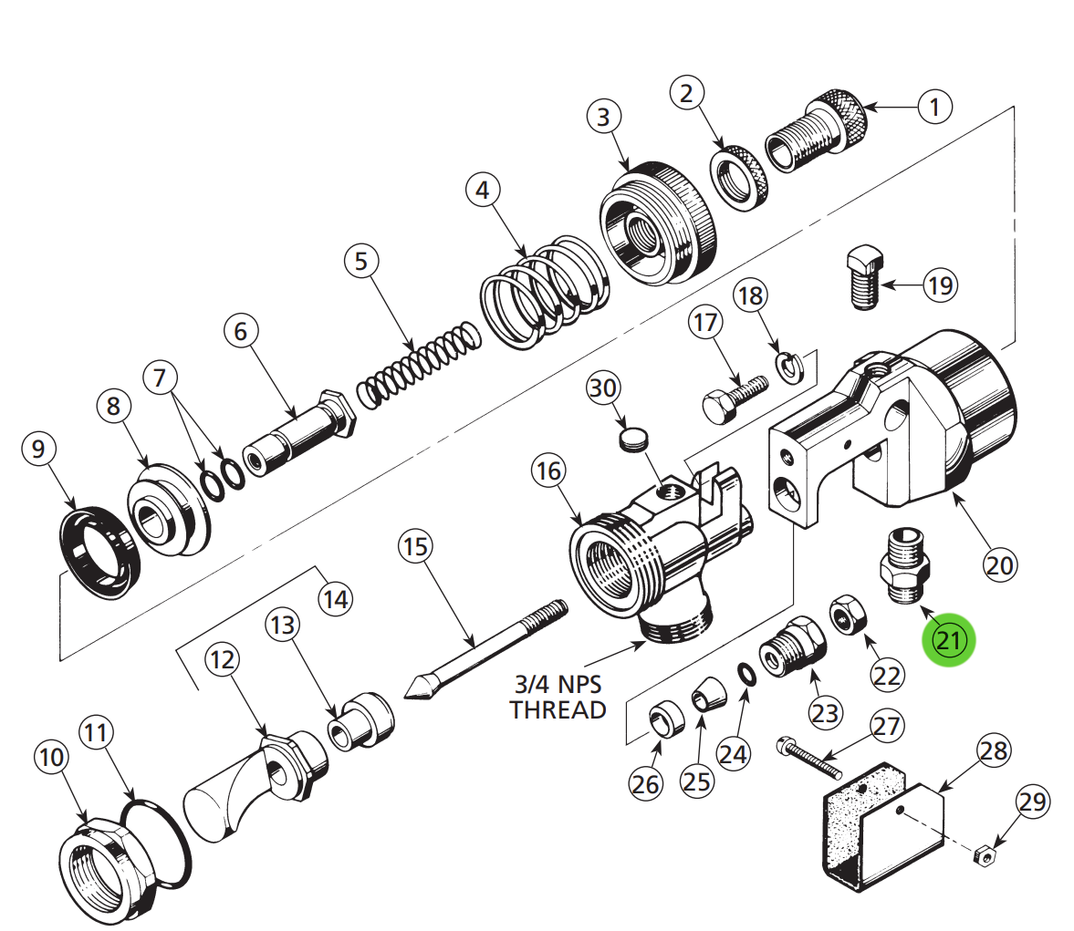 Binks 57-13-1 DM Nipple: The Essential 1/4 NPT X 1/4 NPS-BSPP Connector