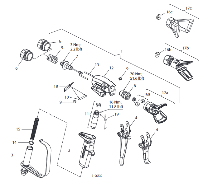 PROTEC GM1-350 Plastic Seal Kit (5 pcs)