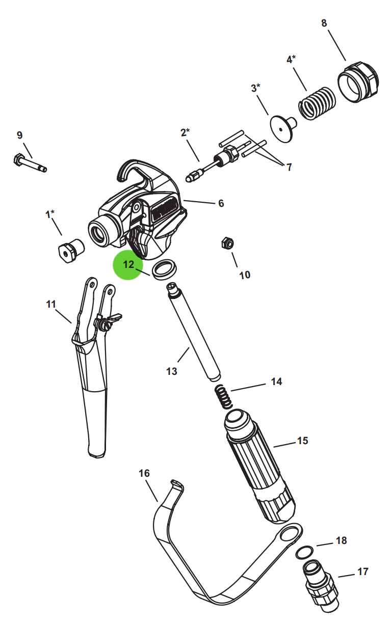 TriTech 501-018 Handle Seal: Perfect for T360 and T720 Sprayers!