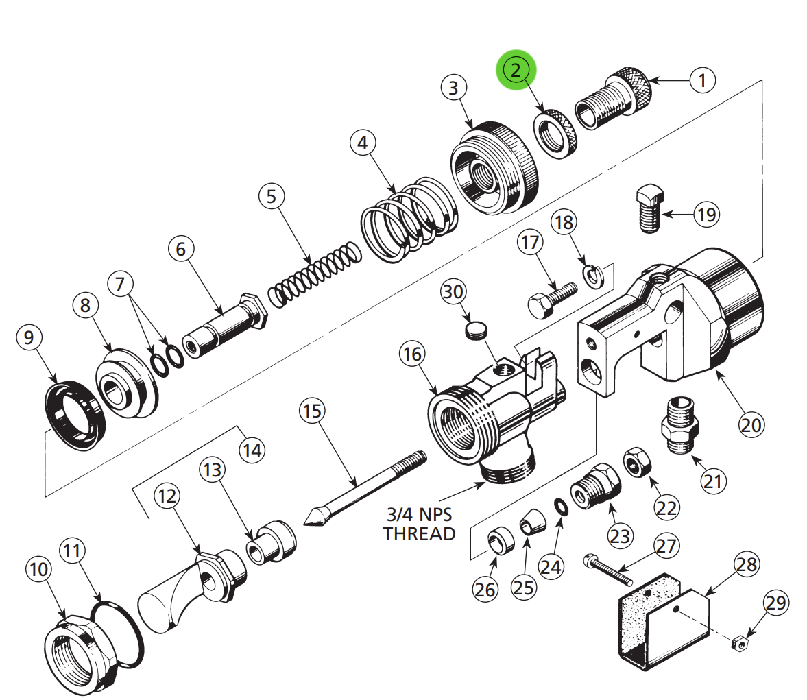 Binks 54-323 Control Screw Locknut: Your Reliable Locking Solution