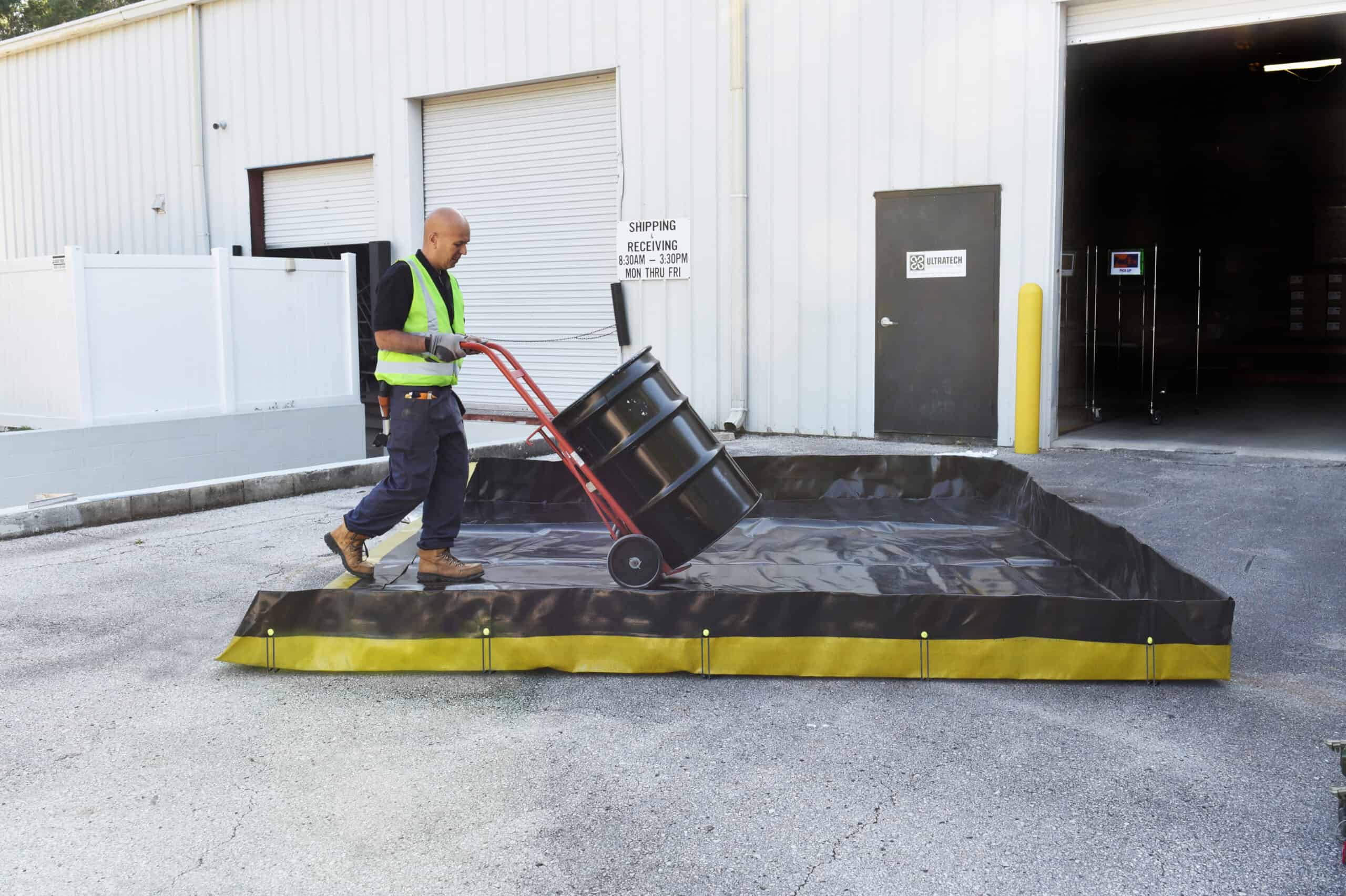 UltraTech Ultra-Containment Berm® - Economy PE Model: Your Reliable Spill Solution!
