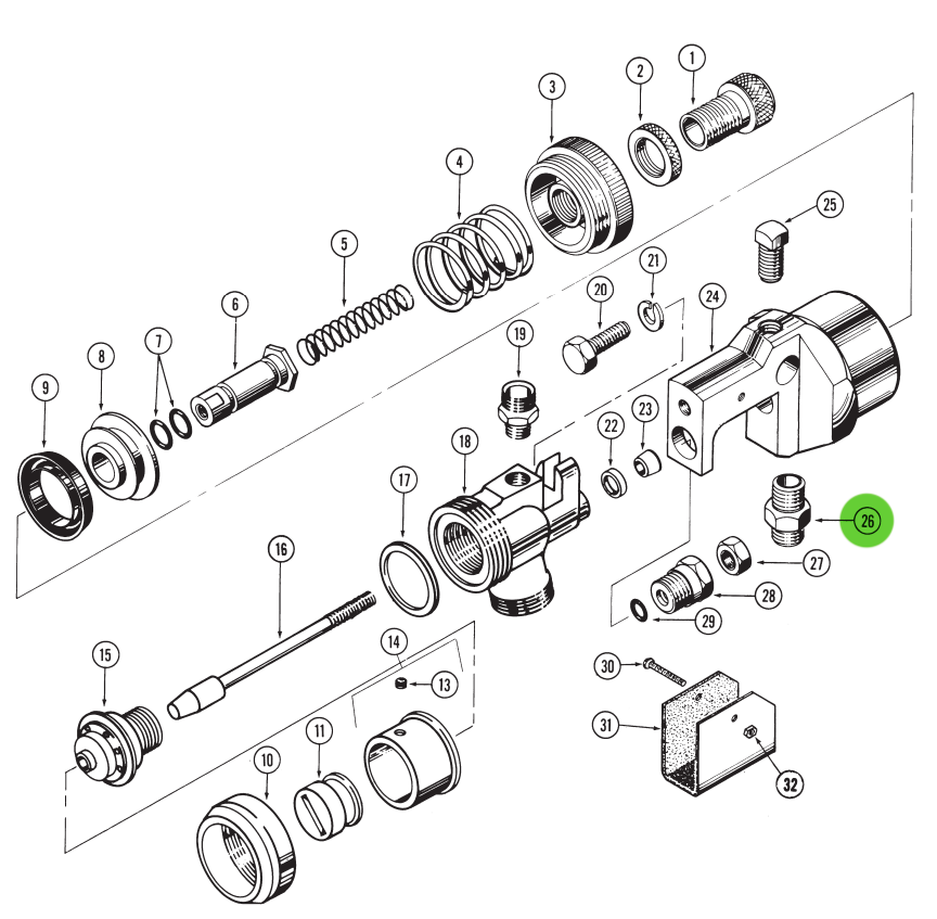 Binks 57-13-1 DM Nipple: The Essential 1/4 NPT X 1/4 NPS-BSPP Connector