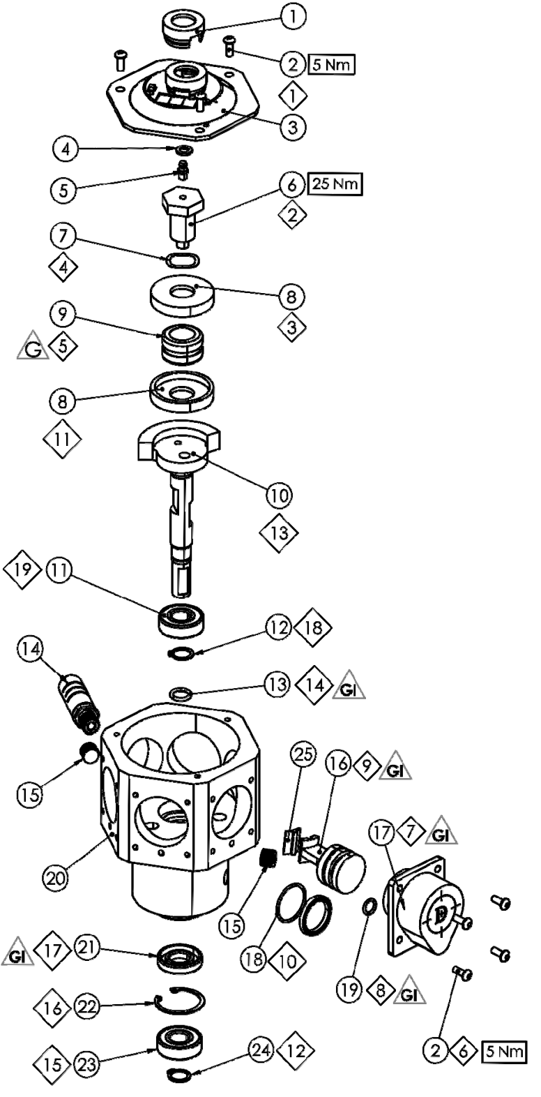 Binks 1 HP Air Motor: Essential Parts and Accessories