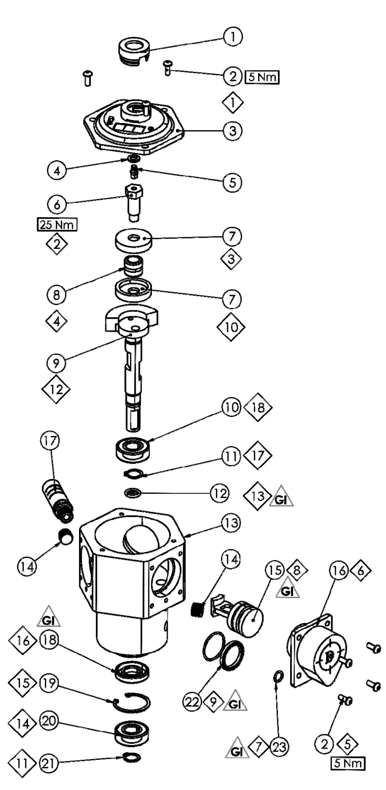 Binks 1/4 HP Air Motor: Essential Parts and Accessories
