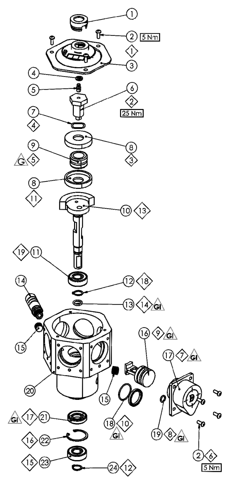 Binks 1/2 HP Air Motor: Essential Parts and Accessories
