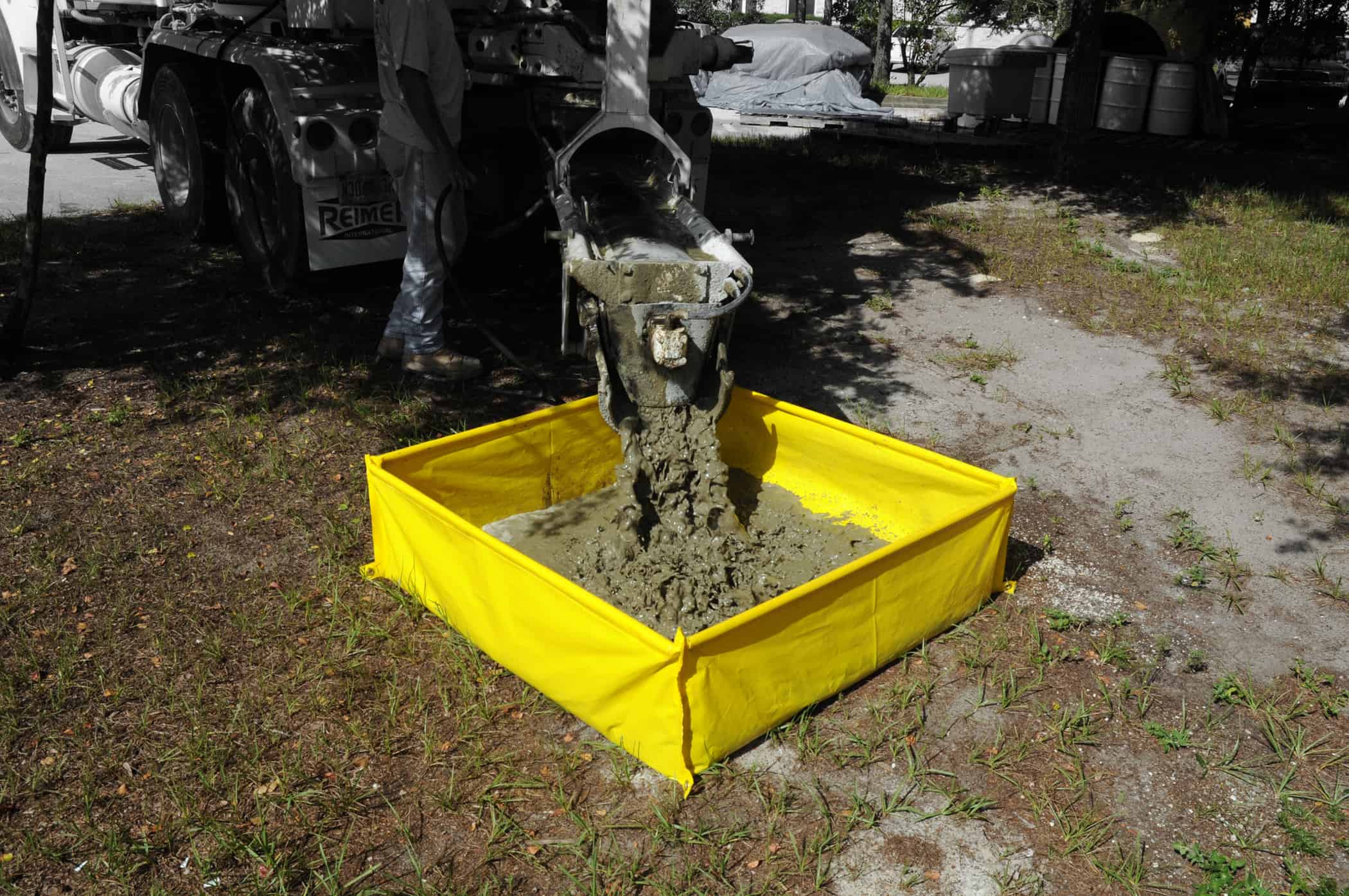 UltraTech's Revolutionary Ultra-Concrete Washout Berm®
