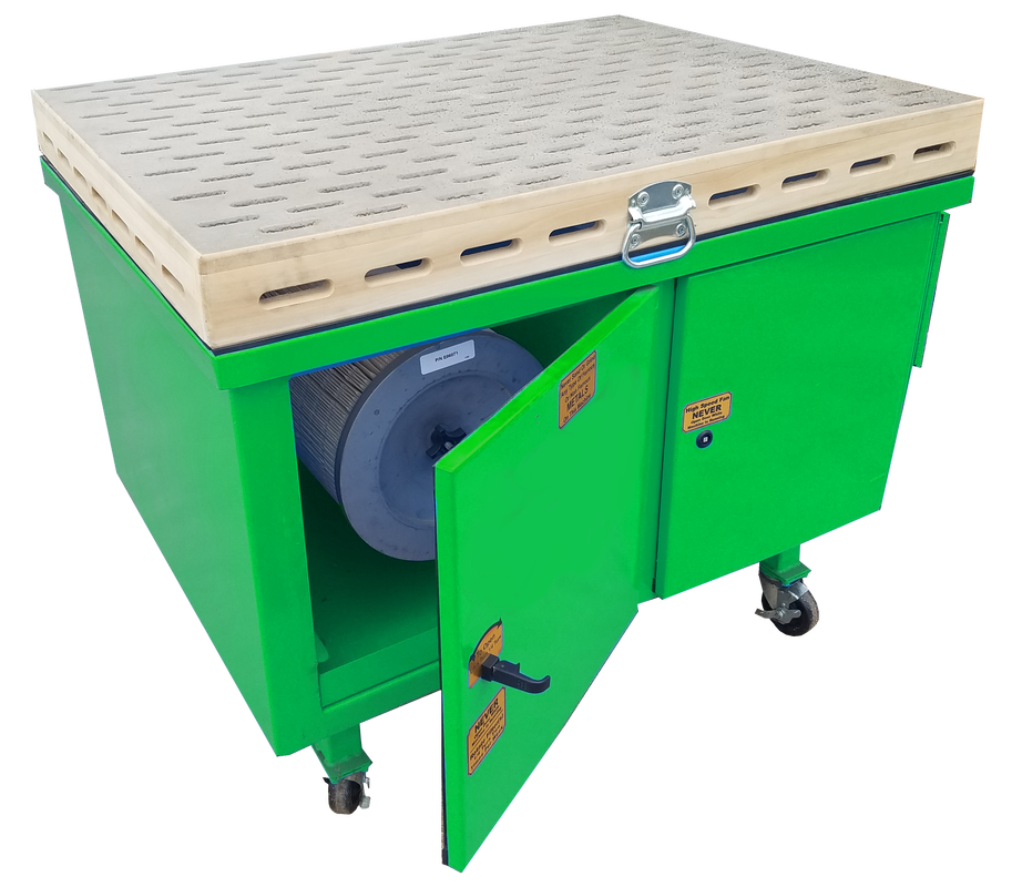 Denray 3444B Downdraft Cartridge Filter System - Ideal for Small Shops
