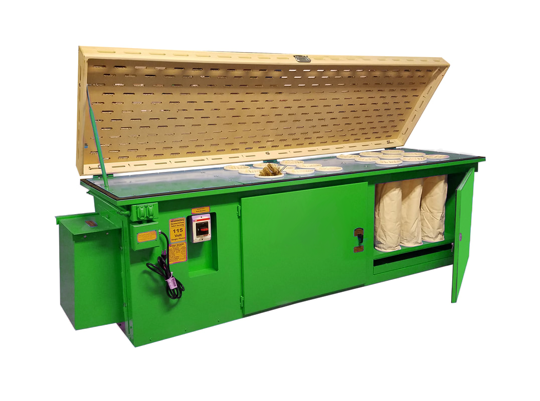 Denray Model 2896 High-Performance Downdraft Table
