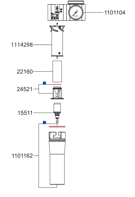 SATA 500 Series Pressure Reducer: Adjustable with Counter Screws
