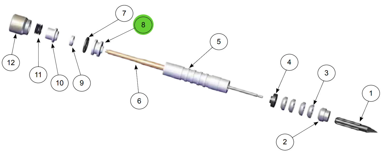 Revolutionary Ransburg Ransflex RX Rear Needle Seal Retainer - Must - Have for Your Equipment!