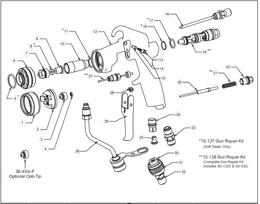C.A. Technologies Nozzle Carrier: The Perfect Fit for Bobcat Air Assisted Airless Spray Gun!