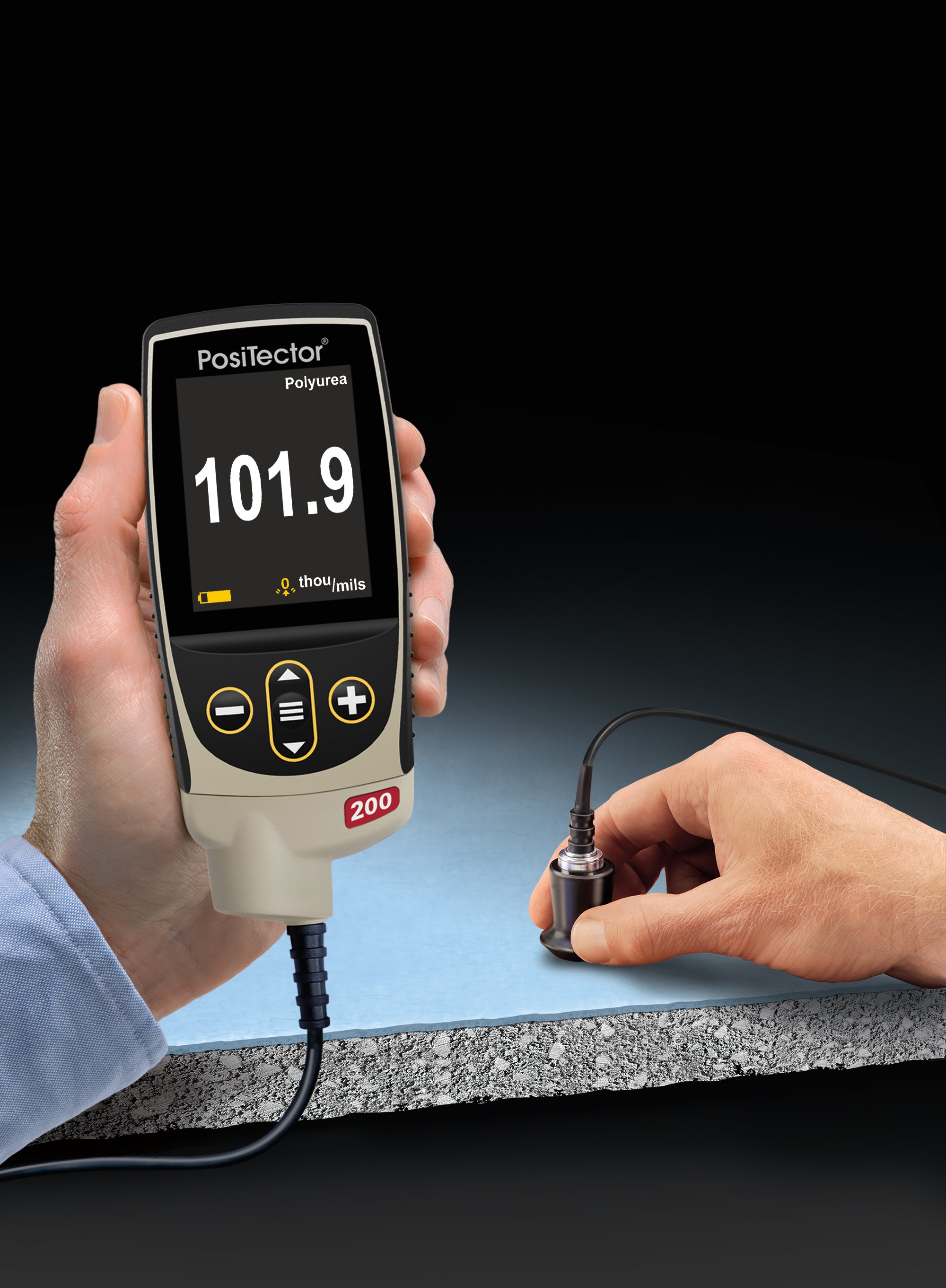 DeFelsko PosiTector 200 - Revolutionary Coating Thickness Gage