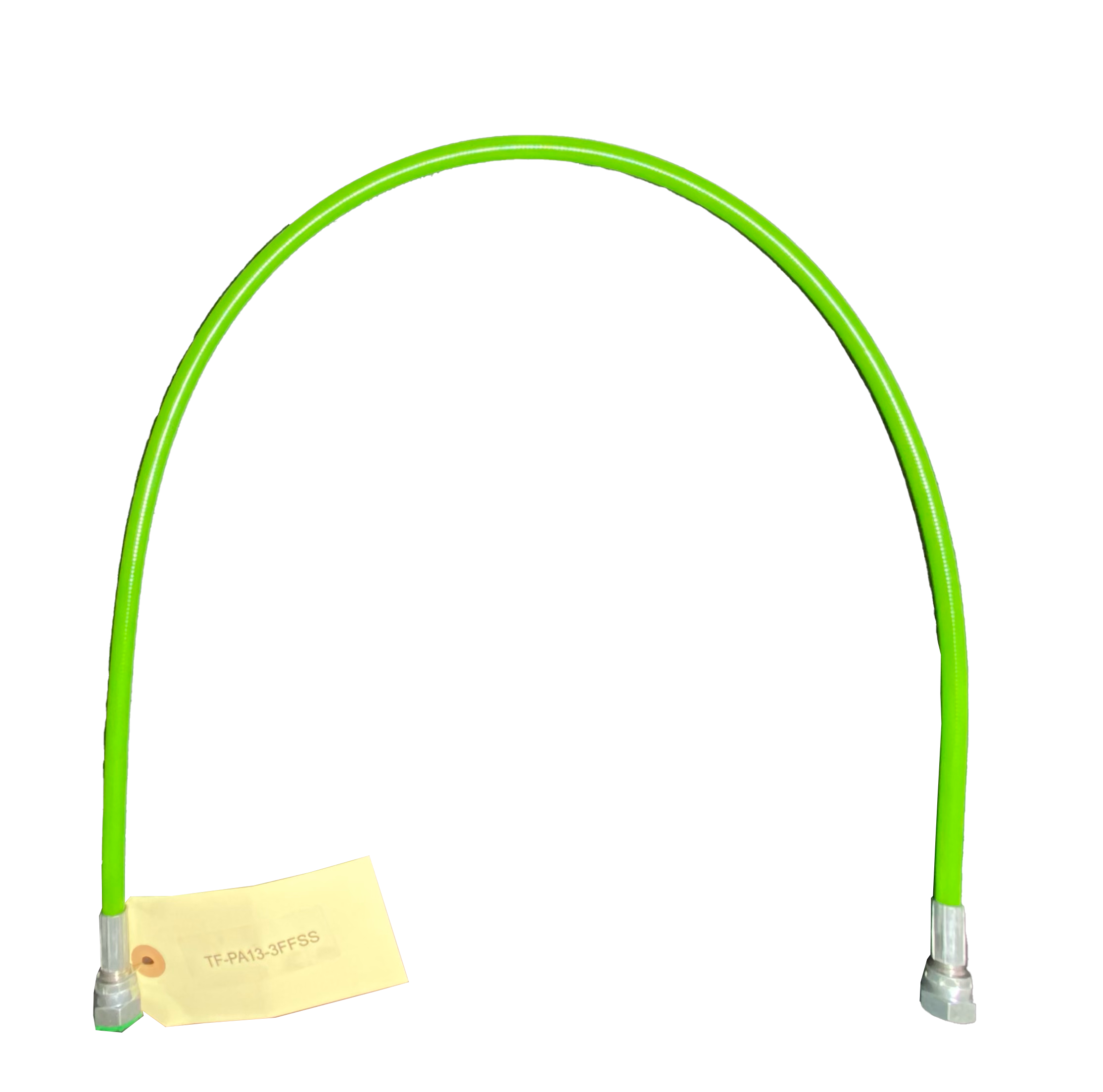3/16” High-Pressure Green Airless Fluid Hose (5000 psi) - Ideal for Paint Spraying!