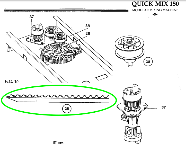 Get Your Quick-Mix 150 Shelf Belt 3150mm for 1 Gal and 1 Qt Now!