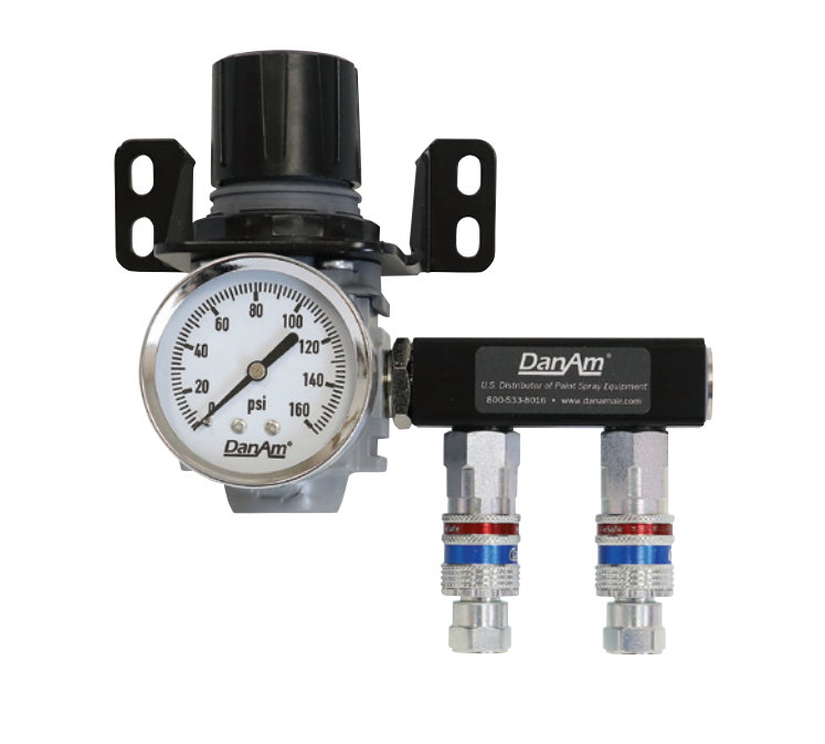 Dan-Am Point of Use Regulator - 2 Drop No. 675652: Your Ideal Compressed Air Regulator