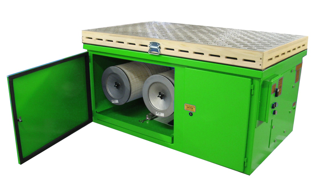 Denray 3660B Downdraft Cartridge Filter System - Ideal for Medium Jobs