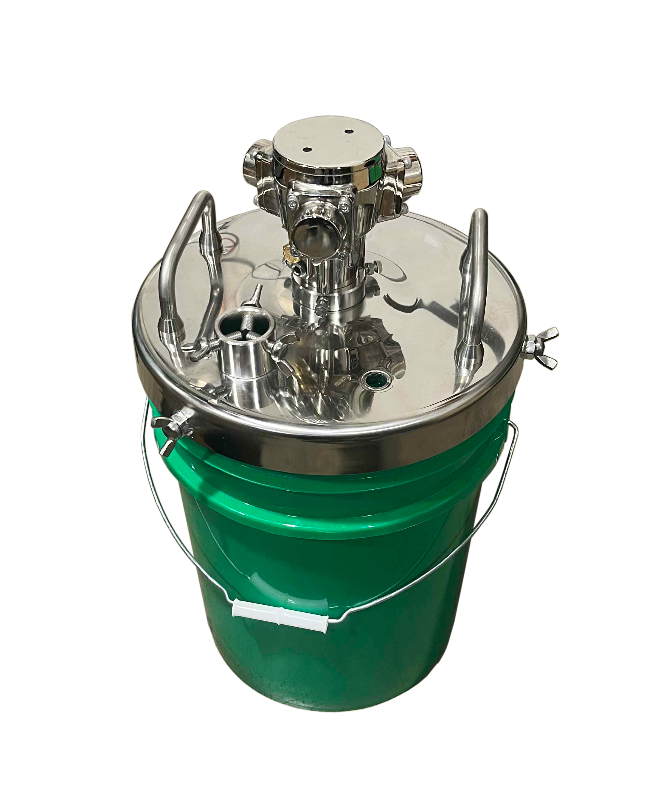 Total Finishing 5 Gallon Agitator with Premium Stainless Steel Lid - Preorder Now!