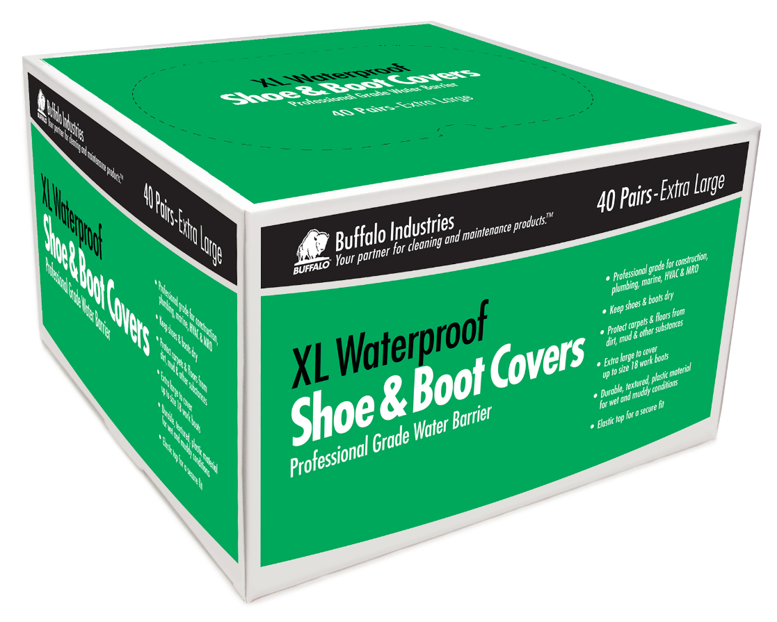 Buffalo Industries XL Super Waterproof Shoe and Boot Covers - Your Ideal Flood Protection!
