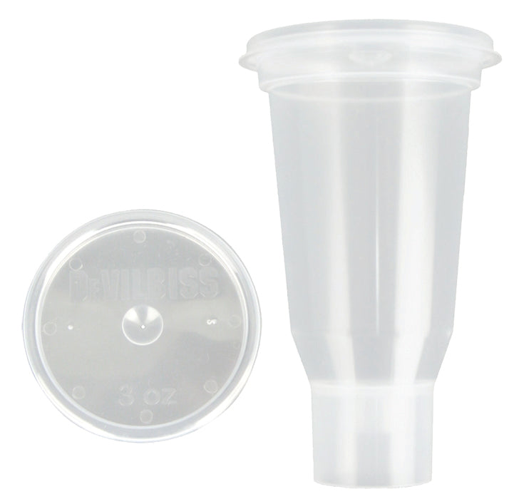DeVilbiss DeKups® 3 oz. Disposable Cups and Lids - A Must-Have for Painting!