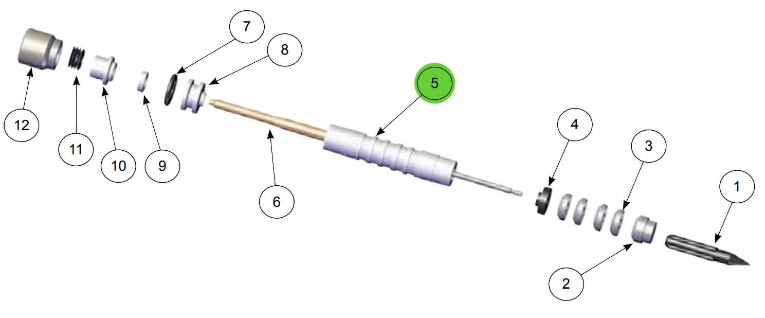 Ransburg Ransflex RFX Tube Packing - High - Voltage Essential
