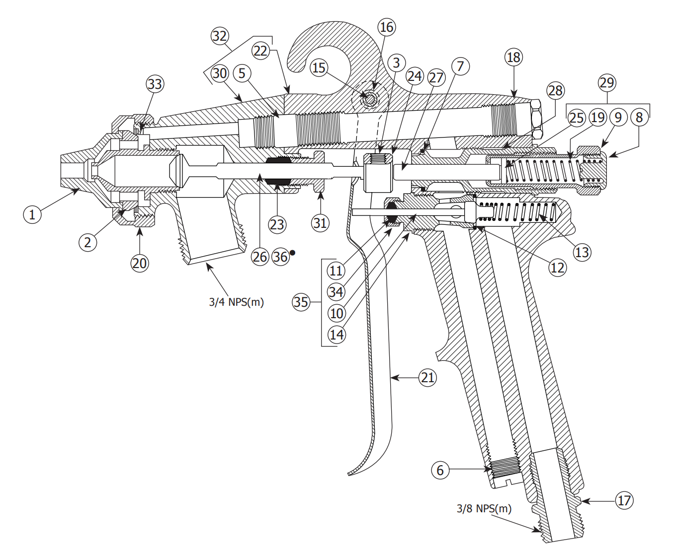 Binks 54-1210 Needle Collar - A Must-Have for Precision!
